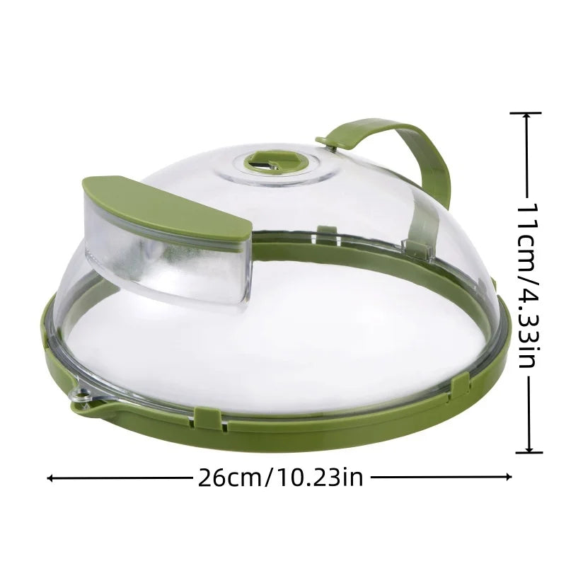 Microwave Food Cover  Steam Vent Splatter Guard With Handle - Product detail 5