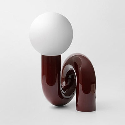 Modern Wall Light  Sculptural White Globe Design - Product detail 8