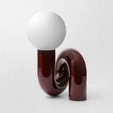 Modern Wall Light  Sculptural White Globe Design - Product detail 8