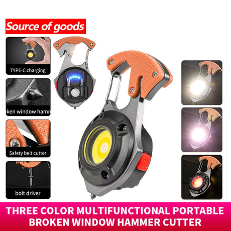 Emergency LED Multi-Tool  3-Color Light With Survival Features - Product detail 9