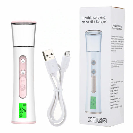 Portable Skin Moisturizer  Digital LCD Nano Mist Device - Product detail 5