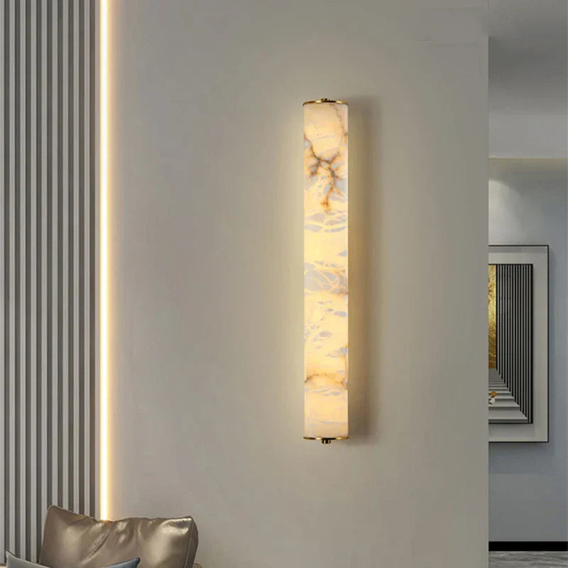 Marble Wall Light  Modern LED Cylinder Sconce - Product example