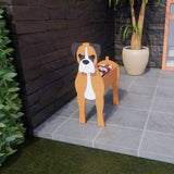 Boston Terrier Planter  Decorative Garden Dog Sculpture - Product detail 9