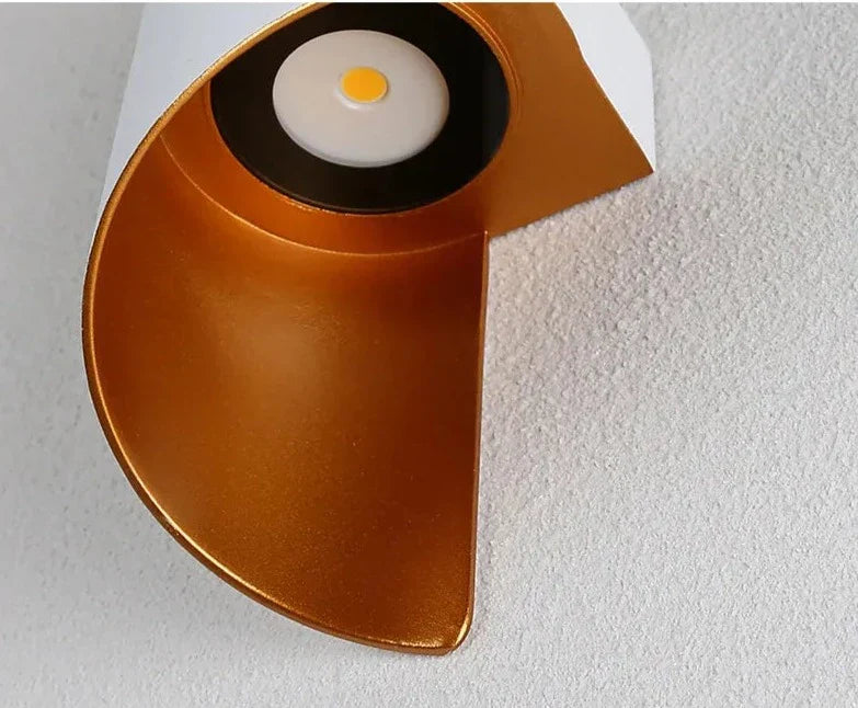 Modern Wall Light  Black Iron Curved Design - Product detail 9