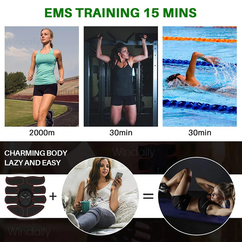 Smart EMS Muscle Trainer  USB Rechargeable Fitness Device - Product detail 4