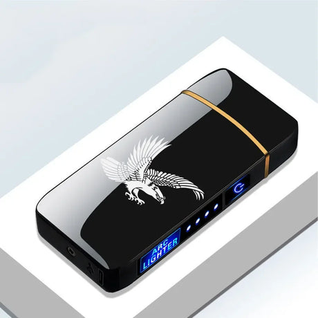 Plasma Arc Lighter  Blue Metal Double Arch Design - Product detail 7