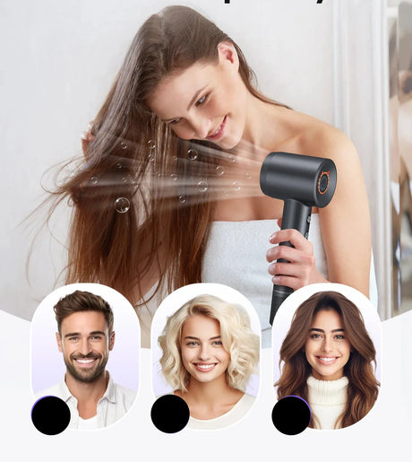 Professional Ionic Hair Dryer  High-Speed 110000 RPM Motor - Product showcase