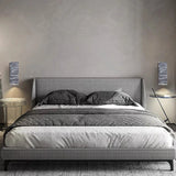 Modern Stone Wall Lamp  Grey Cylindrical LED Sconce - Product example
