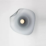 Modern Glass Wall Light  Sculptural Stone Design - Product showcase