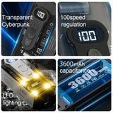 Portable Turbo Fan  Digital LED Display With 100 Speed Levels - Product detail 5