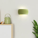 Modern Wall Sconce  Ribbed Resin Design - Product detail 4