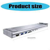 USB-C Laptop Hub Stand  8-in-1 Aluminum Docking Station - Product detail 9