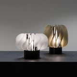 Modern Table Lamp  Sculptural Wave Design - Detailed view