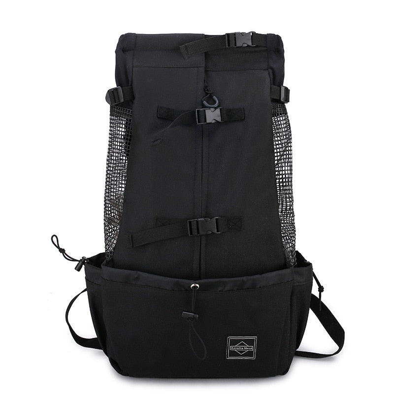 Pet Travel Backpack  Adjustable Mesh Carrier With Safety Straps - Product detail 4