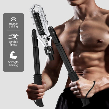 Adjustable Arm Strength Trainer  Hydraulic Resistance System - Product showcase