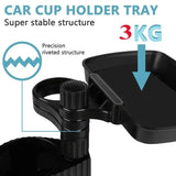 Car Cup Holder Expander  Multi-Function Food  Drink Tray - Product example