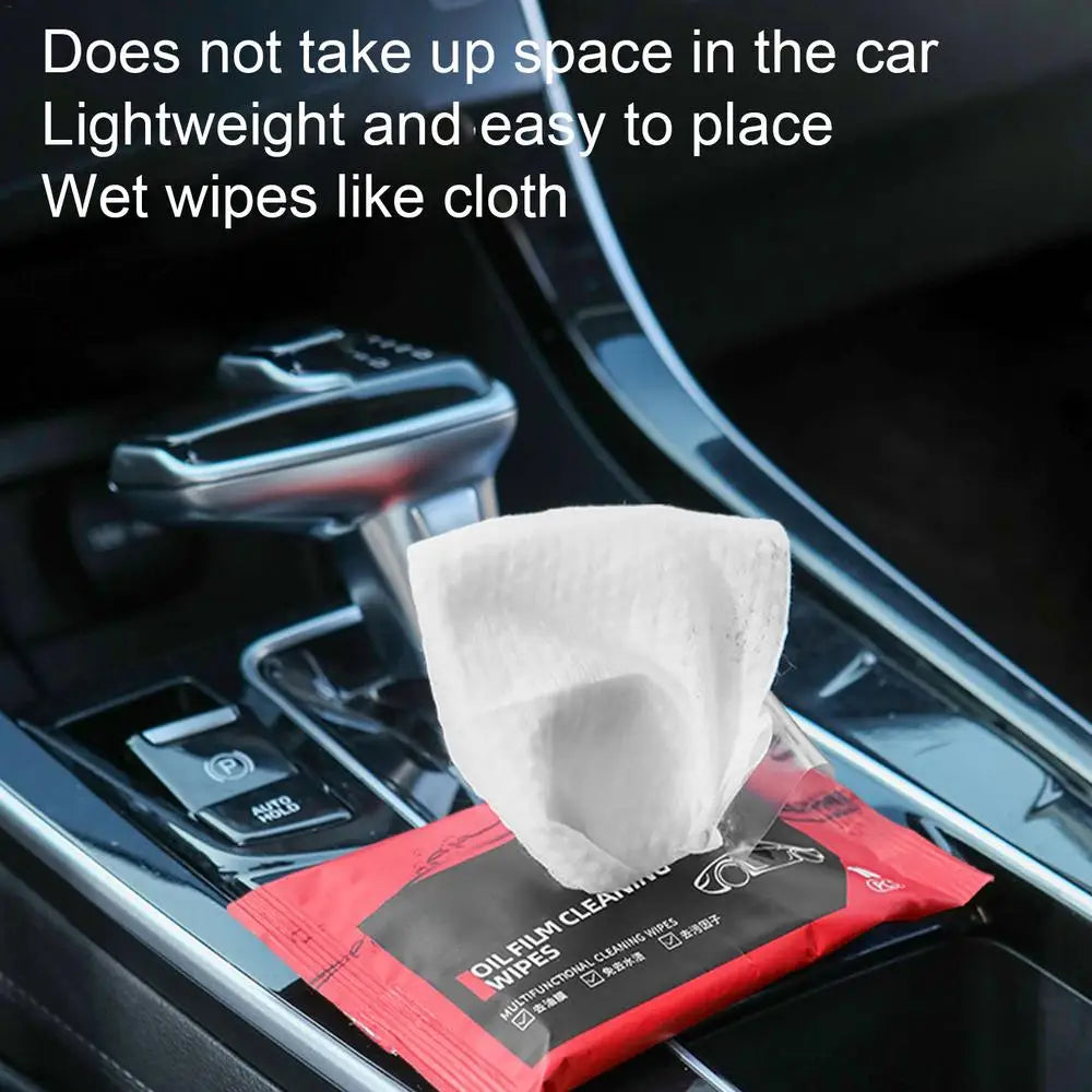 Car Glass Cleaning Wipes  Oil Film  Grime Removal - Product detail 9