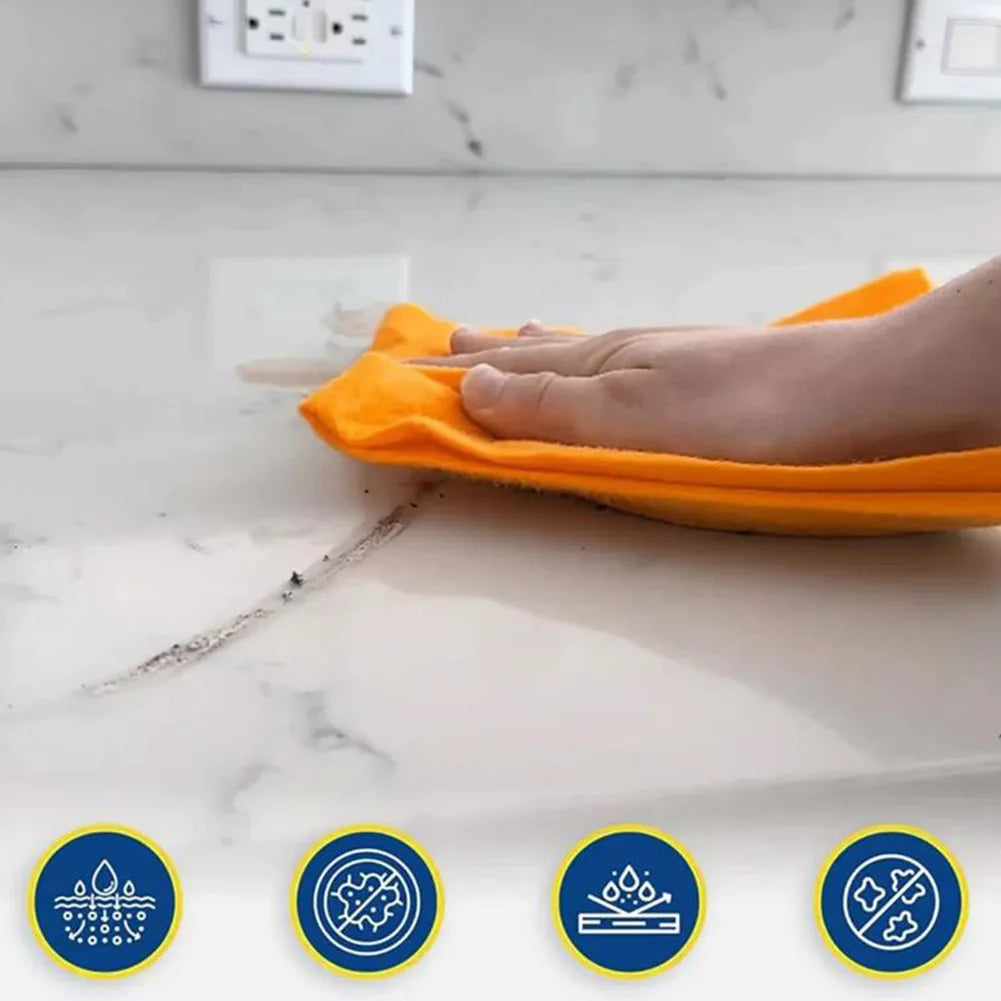 Microfiber Cleaning Cloth  High Absorption Mesh Design - Product detail 11