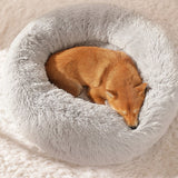 Plush Round Dog Bed  Ergonomic Support for All Breeds - Product example