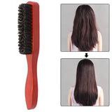 Professional Teasing Brush  Boar Bristle Wooden Handle - Product detail 5