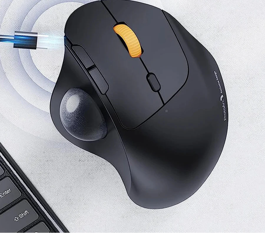 Ergonomic Trackball Mouse  Thumb-Operated with 360 Control - Product detail 8