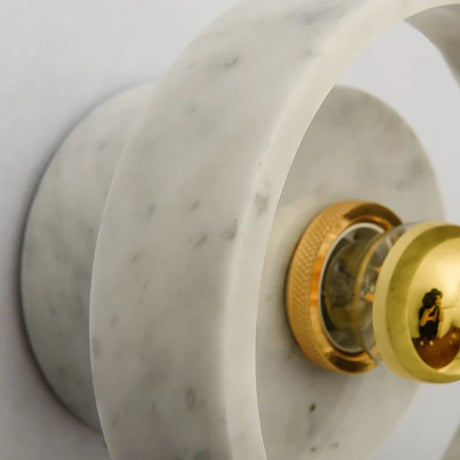 Modern Marble Wall Light  Natural Stone Circle Design - Product detail 9