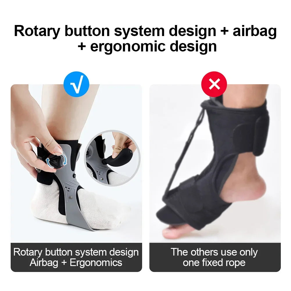 Medical Ankle Support Brace  Adjustable Orthopedic Foot Drop Support - Product detail 5