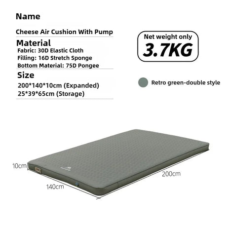 Self-Inflating Camping Mattress  Portable Air Bed With Built-in Pump - Product detail 8