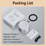 Magnetic Selfie Ring Light  Height Adjustable LED Phone Light - Product detail 16