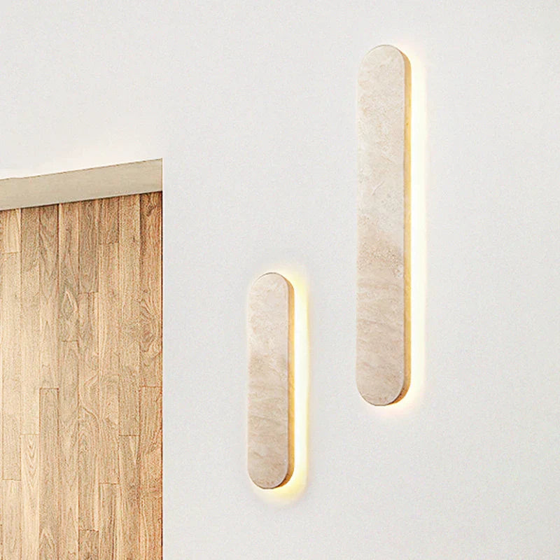 Modern Marble Wall Lamp  Natural Stone LED Sconce - Product detail 4