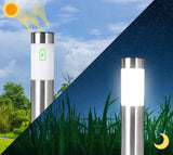 Solar Garden Path Light  Minimalist Aluminum Design - Detailed view