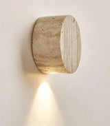 Modern Travertine Wall Light  Natural Stone Round Sconce - Product detail 10