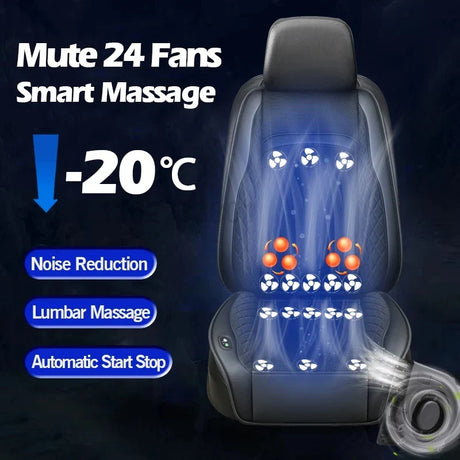 Car Cooling Massage Seat  24-Fan Ventilation System - Product showcase