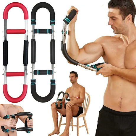 Adjustable Arm Strength Trainer  Dual Spring Resistance System - Product showcase