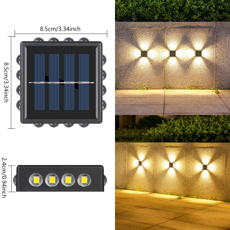Solar Wall Light  Smart Outdoor LED Sensor - Product detail 5