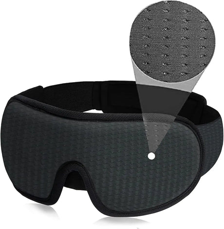 3D Sleep Eye Mask  Breathable Padded Light Blocking Design - Product detail 4