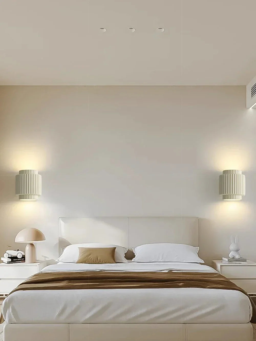 Modern Wall Sconce  Ribbed Resin Design - Product detail 11