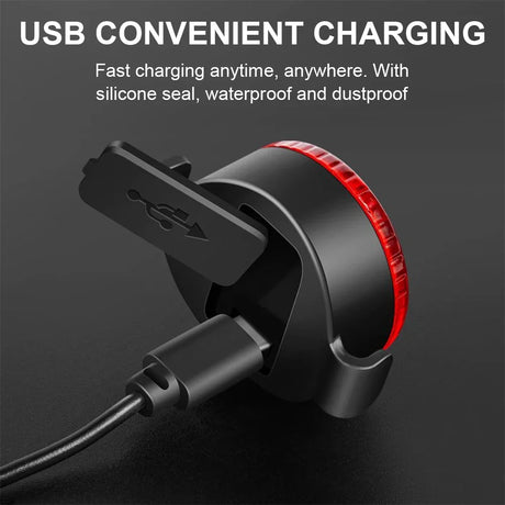LED Bicycle Light Set  USB Rechargeable Front and Rear Safety Lights - Product detail 5