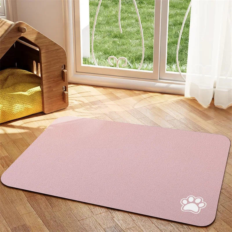 Pet Food Mat  Quick-Dry Absorbent Floor Protection - Product detail 6