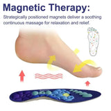 Magnetic Acupressure Insoles  Therapeutic Foot Support With Hexagonal Design - Detailed view