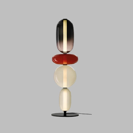 Modern Floor Lamp  Stacked Glass Spheres Design - Product detail 13