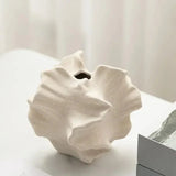 Modern Ceramic Wave Vase  Geometric Ripple Design - Product example