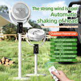 Smart Oscillating Floor Fan  Remote Control  8-Speed Settings - Detailed view