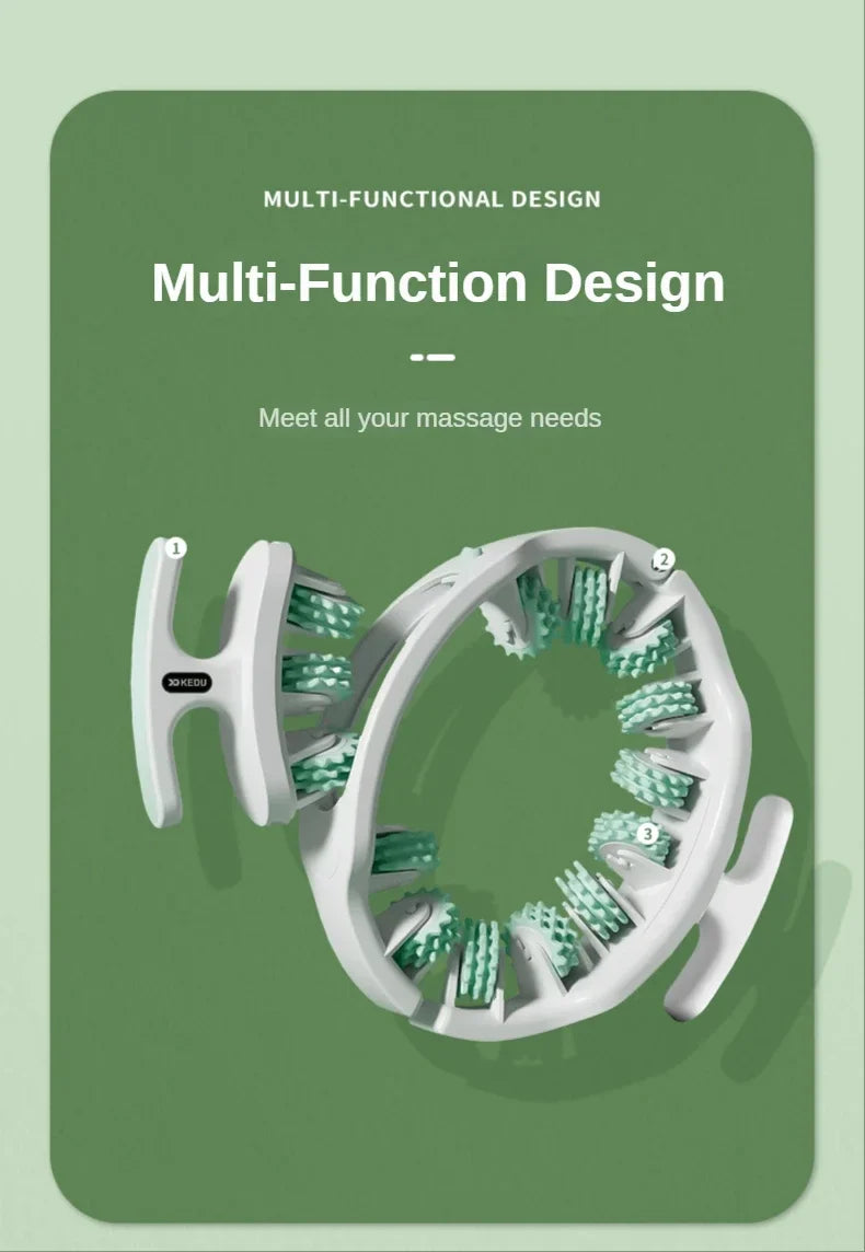 Ergonomic Body Massager  14-Wheel Therapeutic Roller Design - Product detail 7