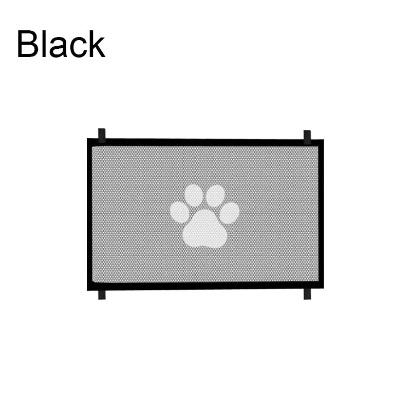 Retractable Pet Safety Gate  Mesh Barrier with Paw Print Design - Product detail 10
