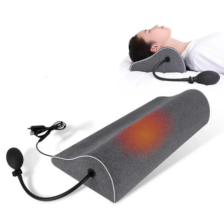 Ergonomic Neck Support Pillow  Memory Foam With Heat Therapy - Product showcase