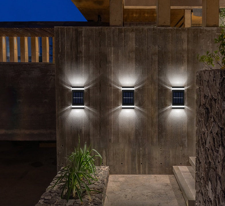 Solar Garden Wall Light  Up Down LED Outdoor Sconce - Product detail 5