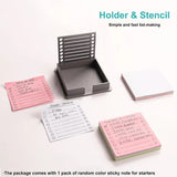 Desktop Note Organizer  Precision Template Storage Box - Product detail 4