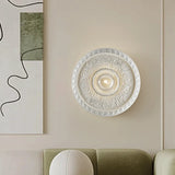 Victorian Ceiling Medallion Light  Floral Relief Pattern - Product example