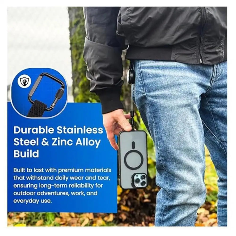 Retractable Phone Security Holder  Anti-Theft Belt Clip Design - Product detail 5